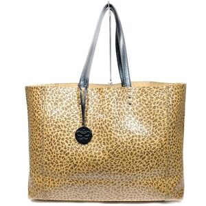 Bottega Veneta Mirage Intrecciato Leopard Leather Tote.